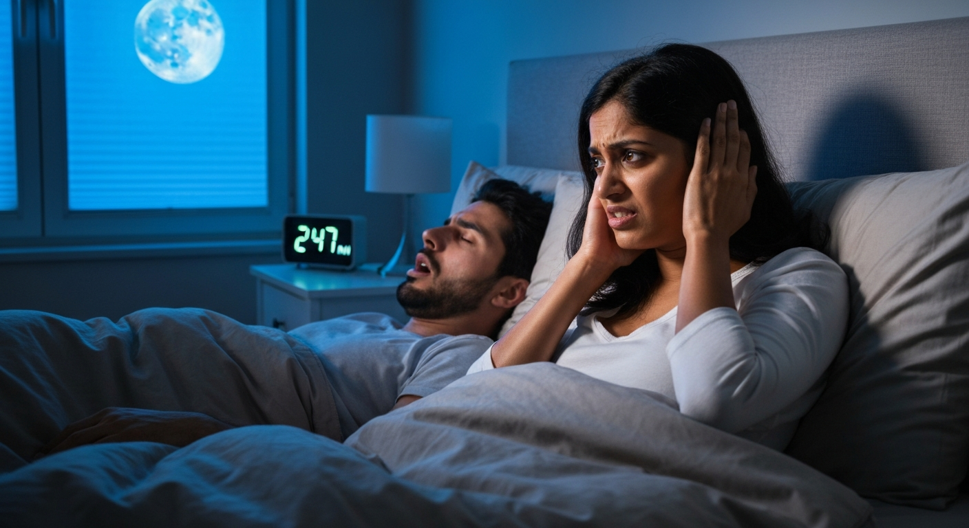 How to sleep when someone is snoring?