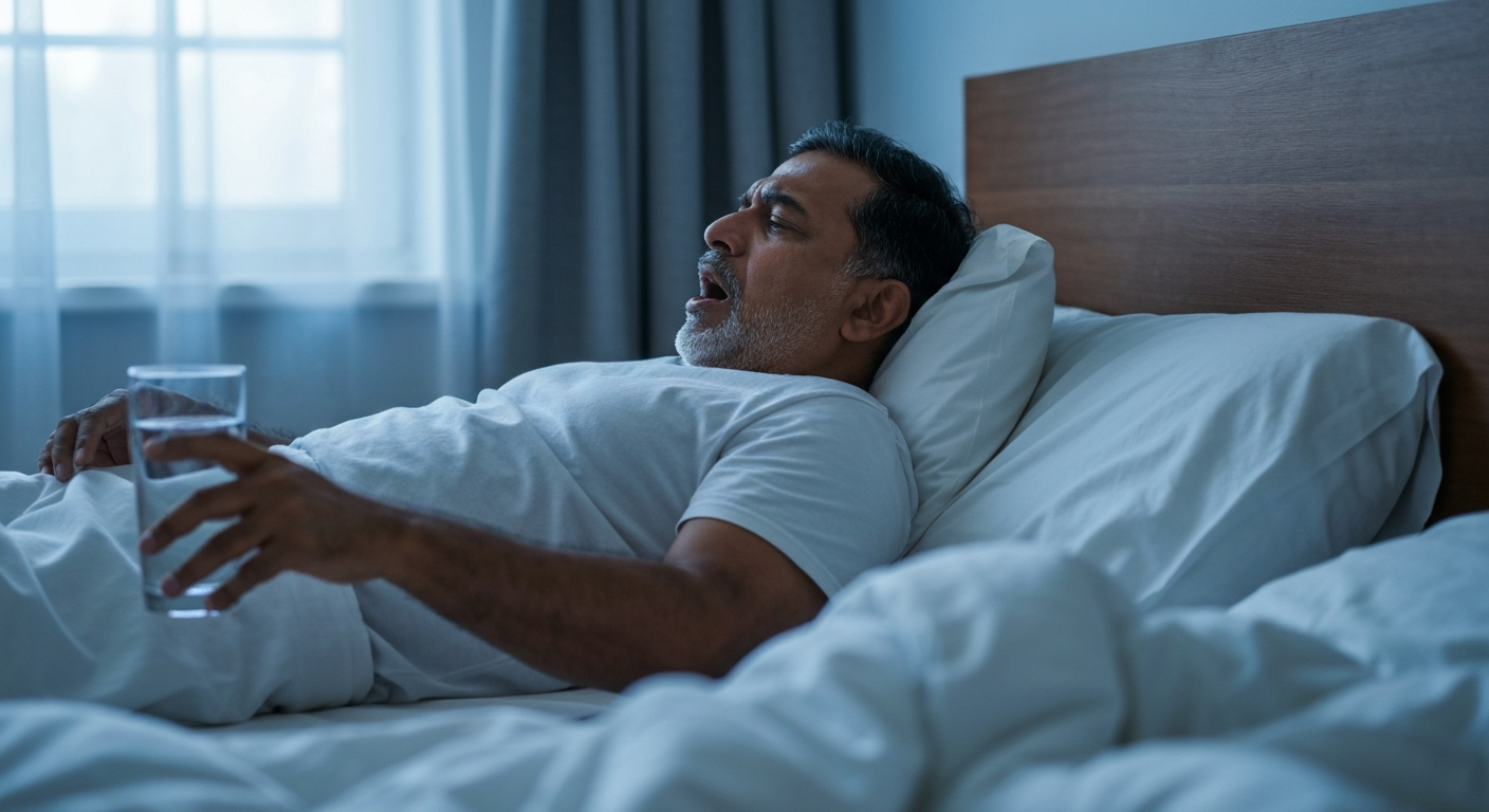 Snoring dry mouth?
