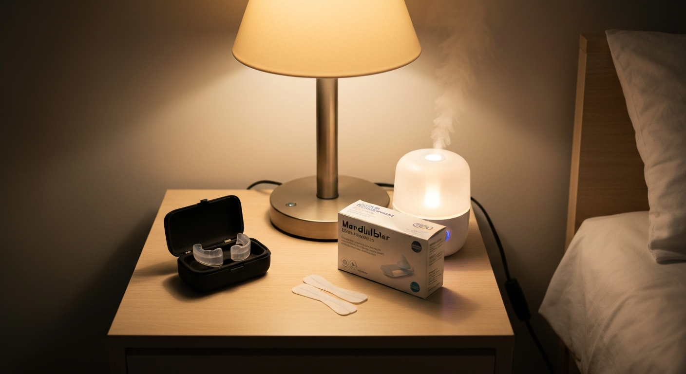 What helps with snoring at night?