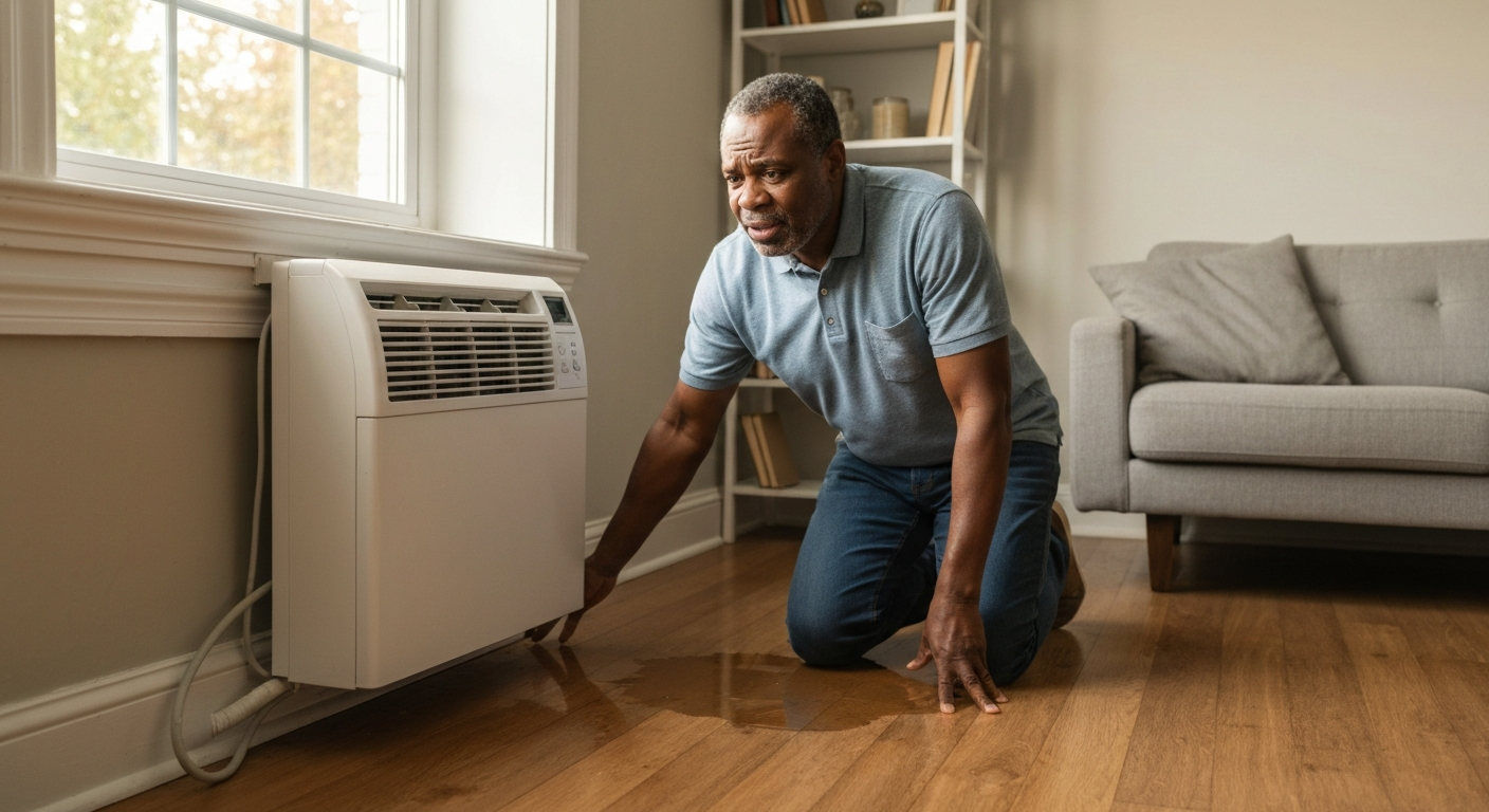 Why is my aircon leaking water?