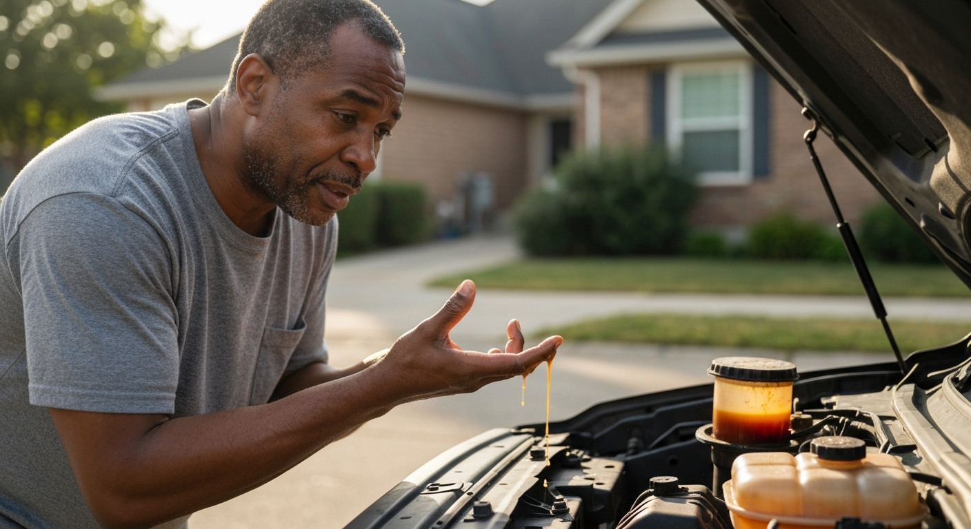 Why is my antifreeze brown?