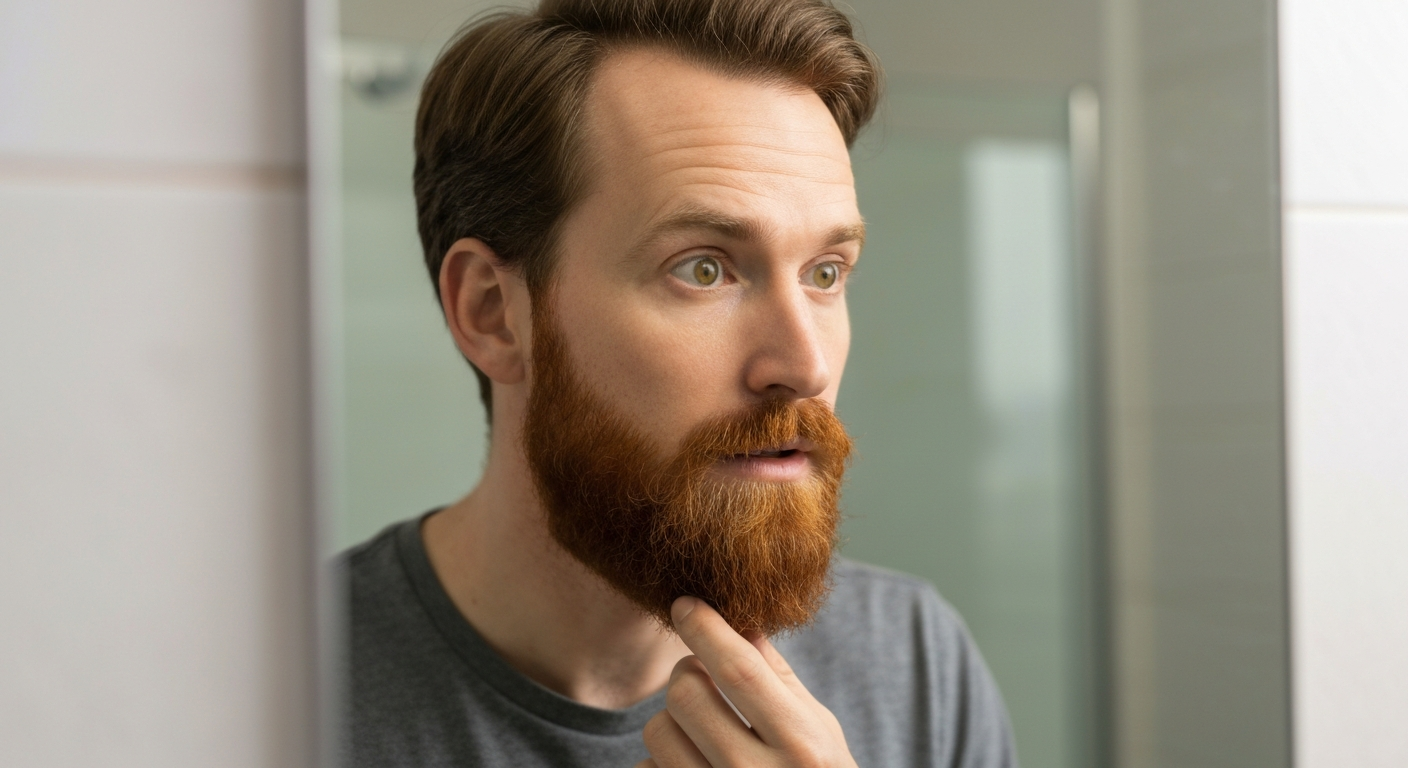 Why is my beard turning red?