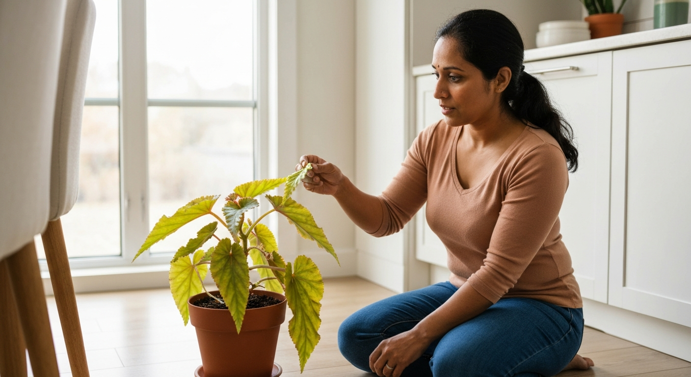 Why is my begonia dying?