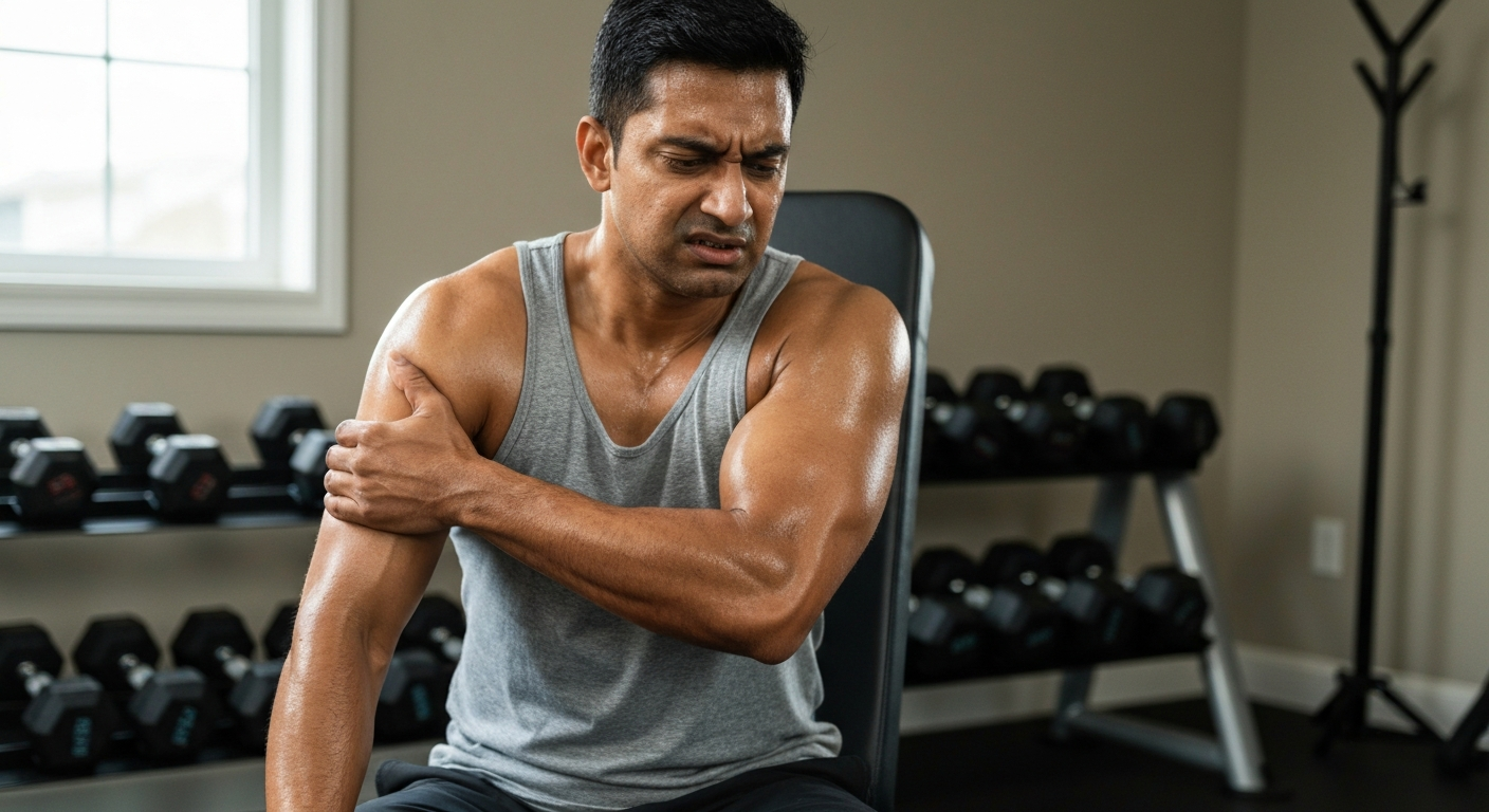 Why is my bicep sore?