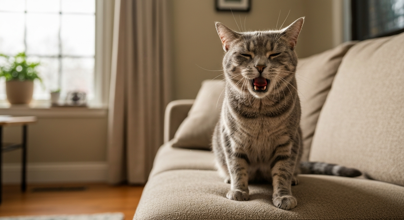 Why is my cat sneezing blood but acting normal?