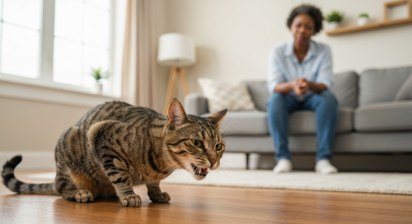Why is my cat wheezing and coughing?