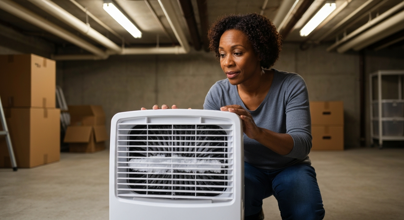 Why is my dehumidifier icing up?