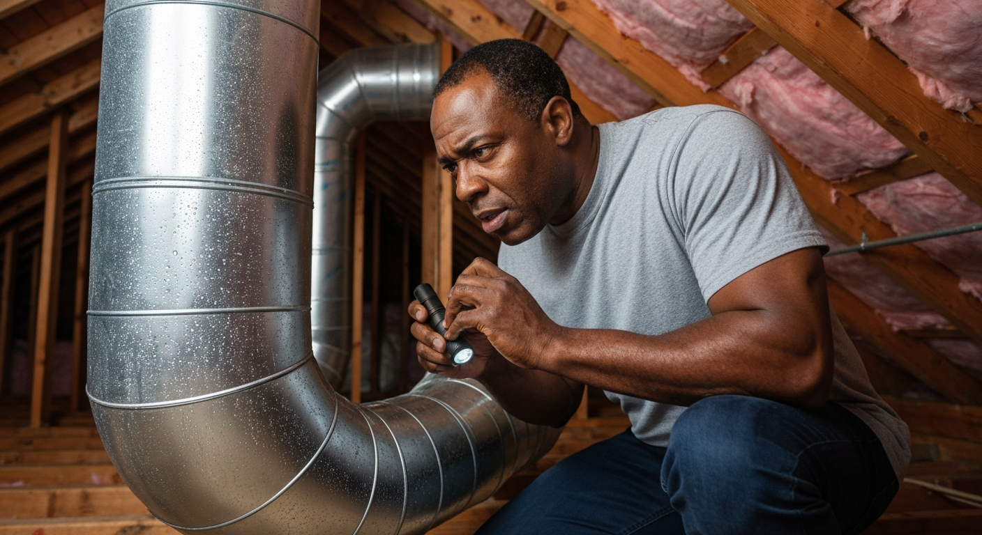 Why is my ductwork sweating?