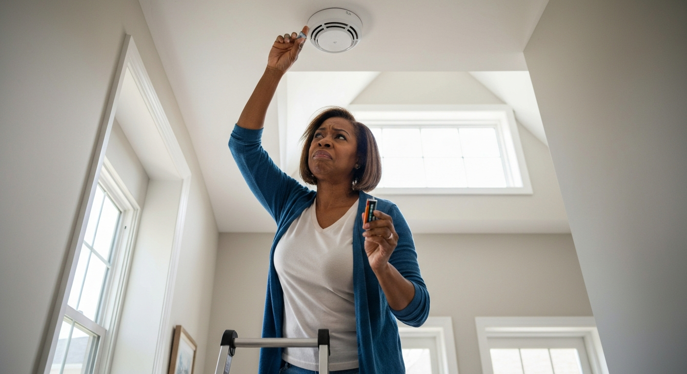 Why is my fire detector beeping?