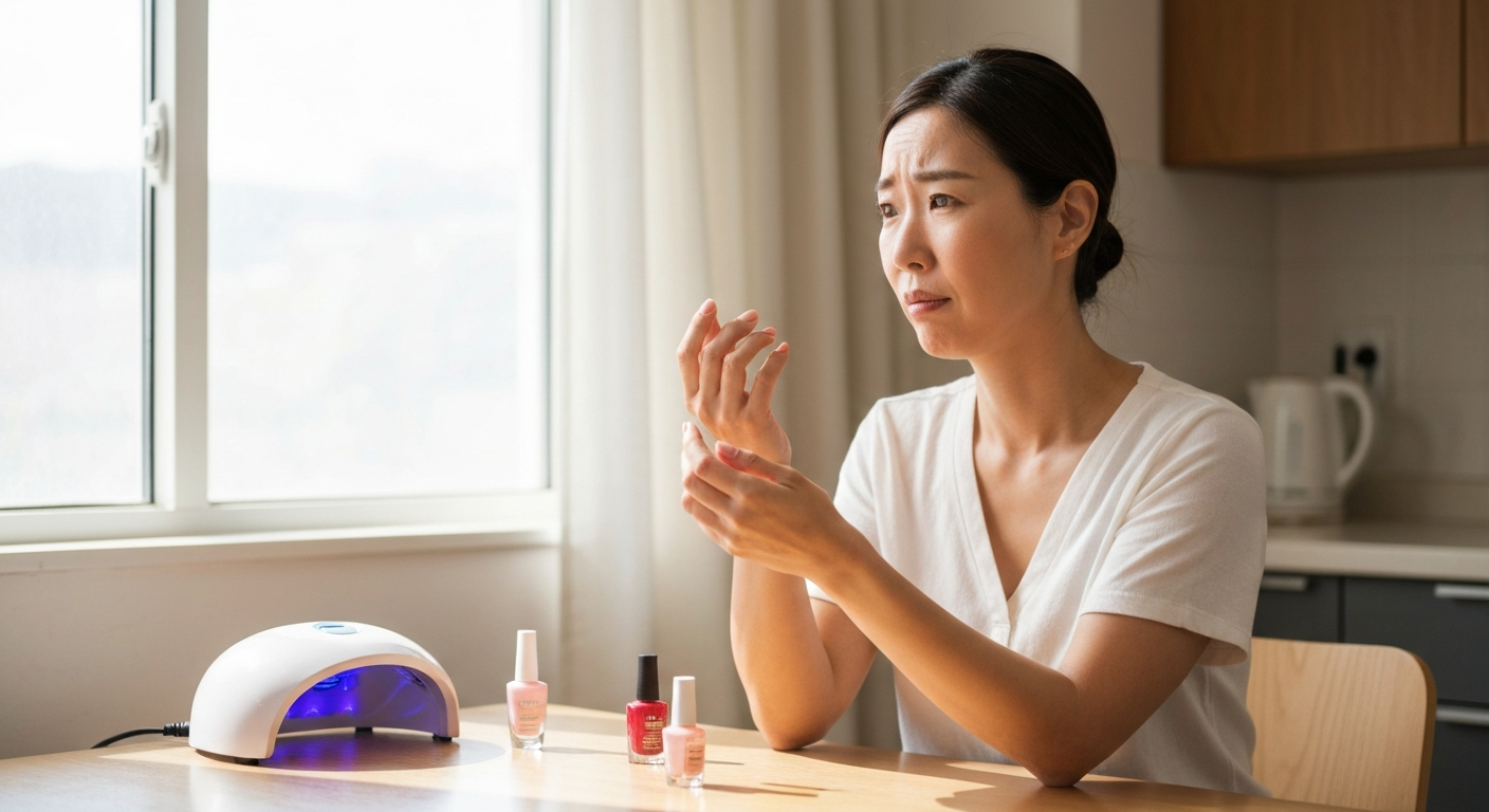 Why is my gel polish sticky?