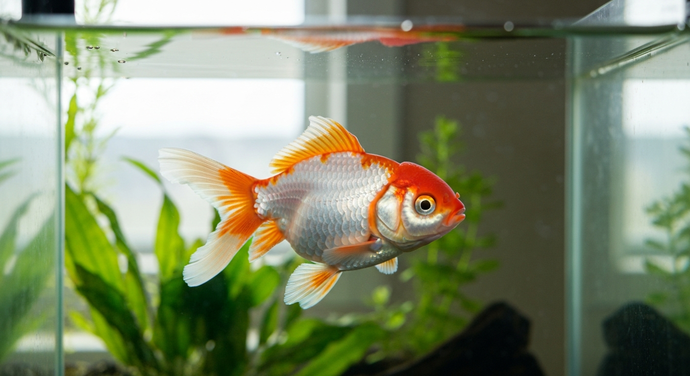 Why is my goldfish turning white?