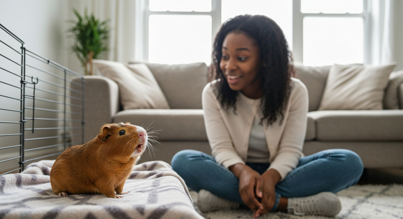 Why is my guinea pig squeaking?