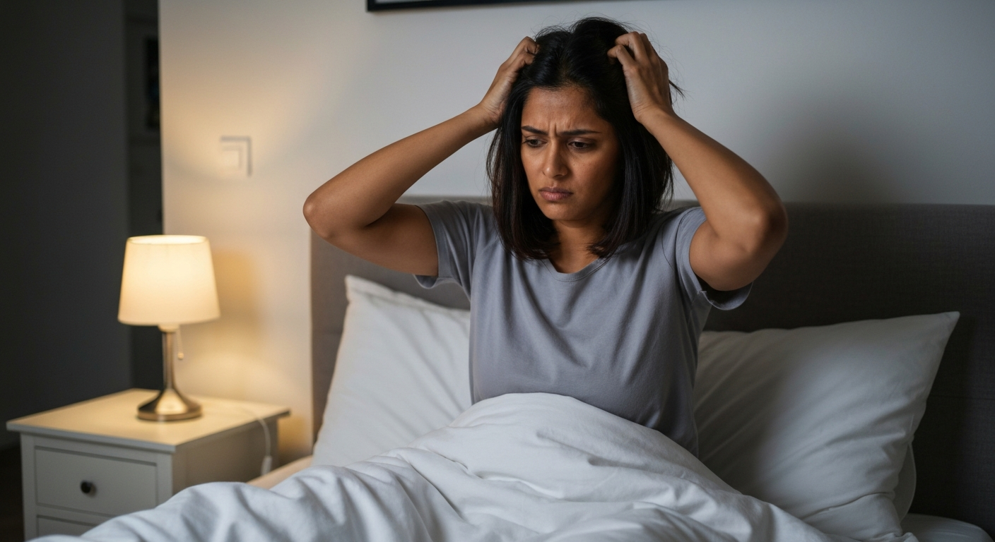 Why is my head so itchy at night?