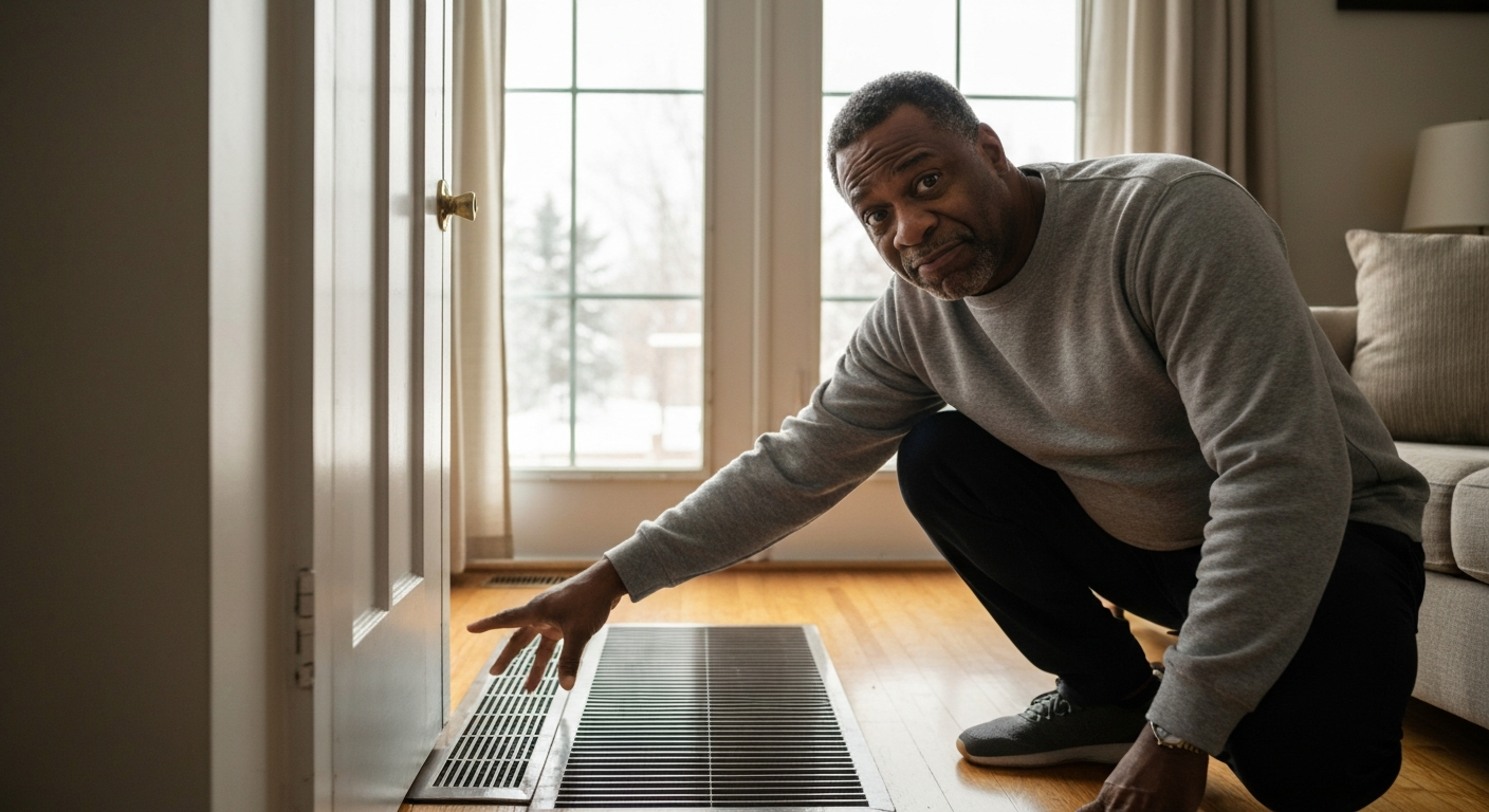 Why is my heat not blowing hot air?
