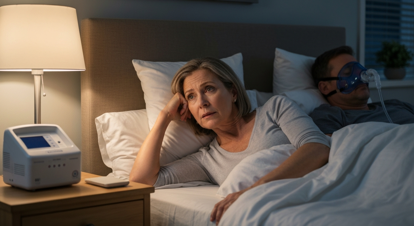 Why is my husband still snoring with cpap?