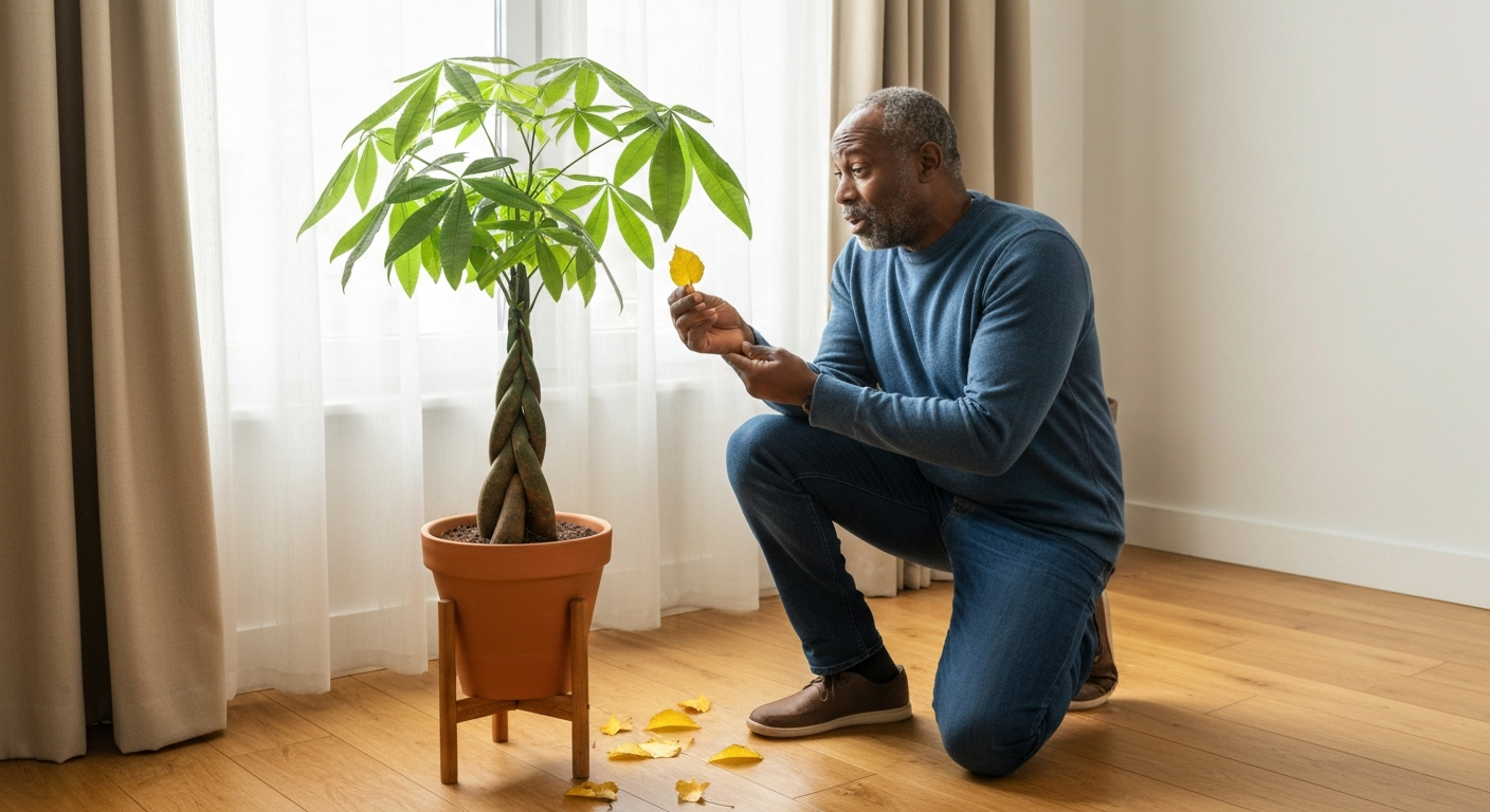 Why is my money tree losing leaves?