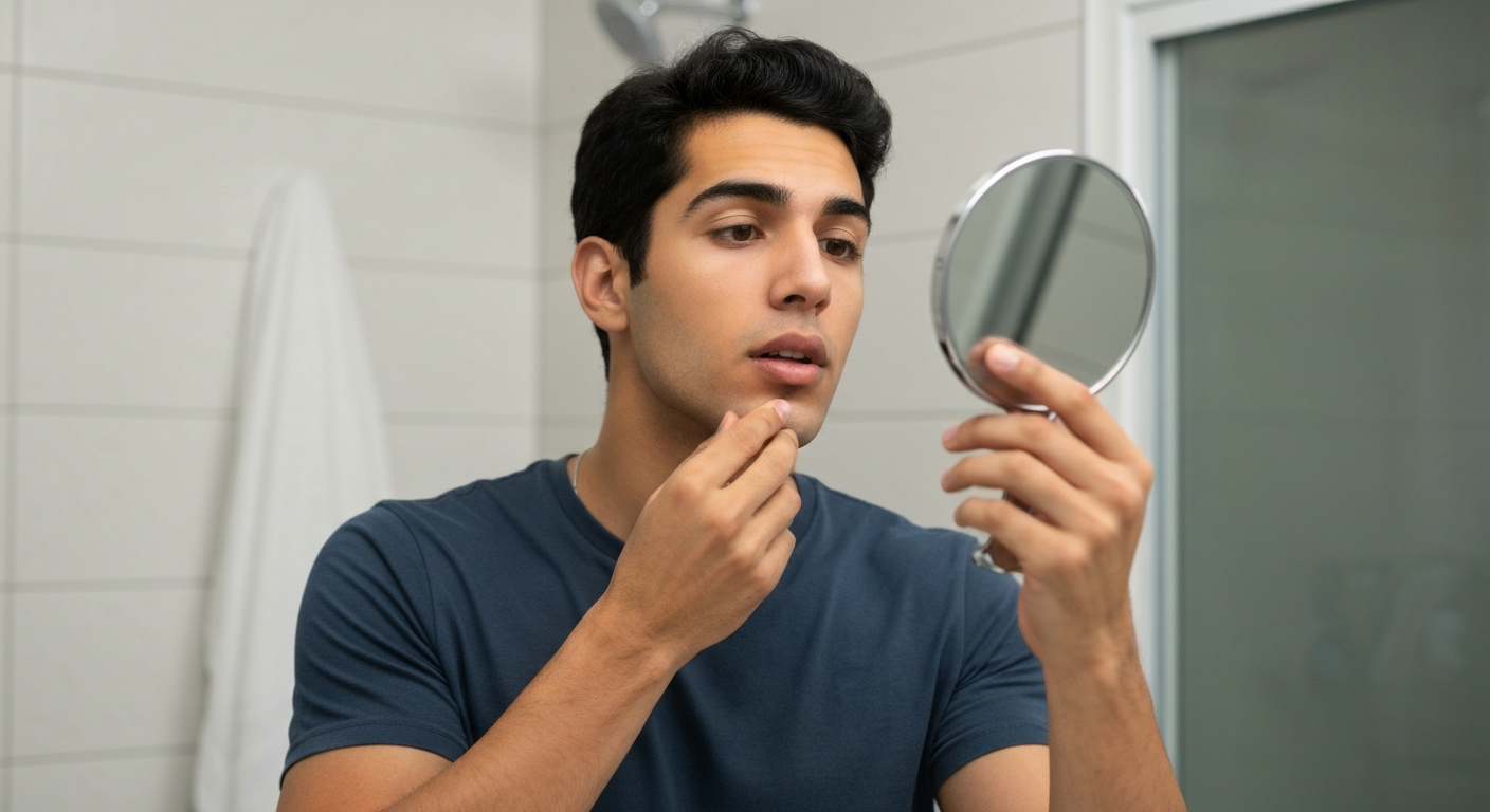 Why is my mustache so thin?