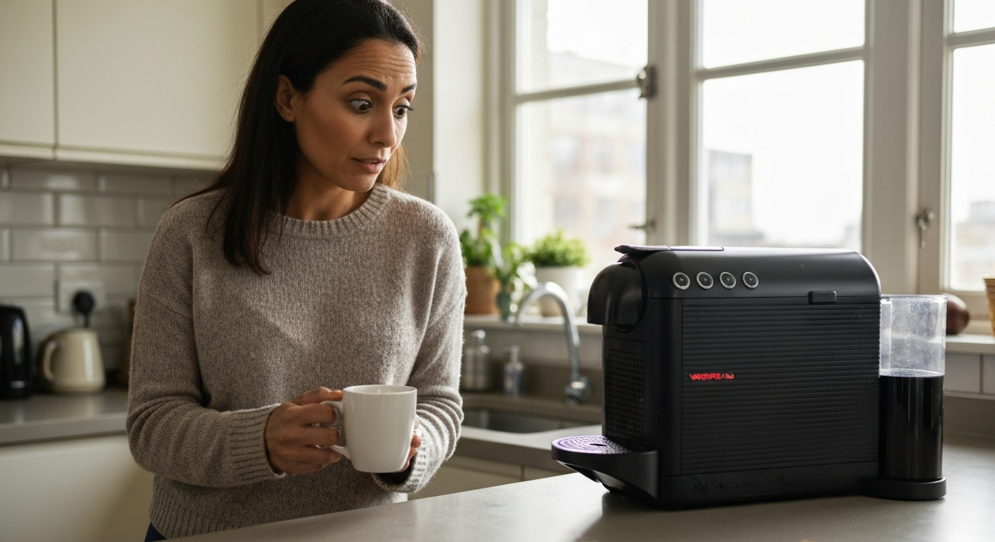 Why is my nespresso blinking red?
