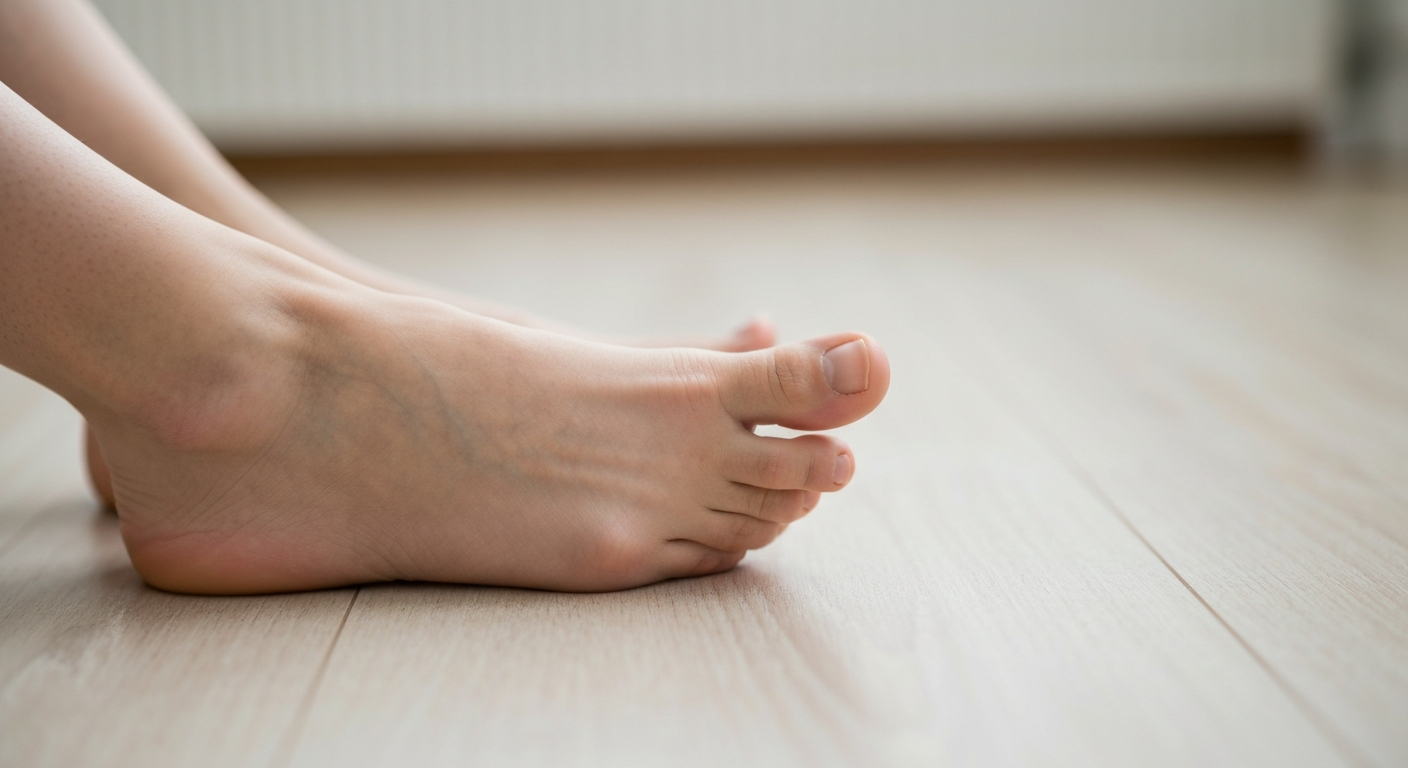 Why is my pinky toe sideways?