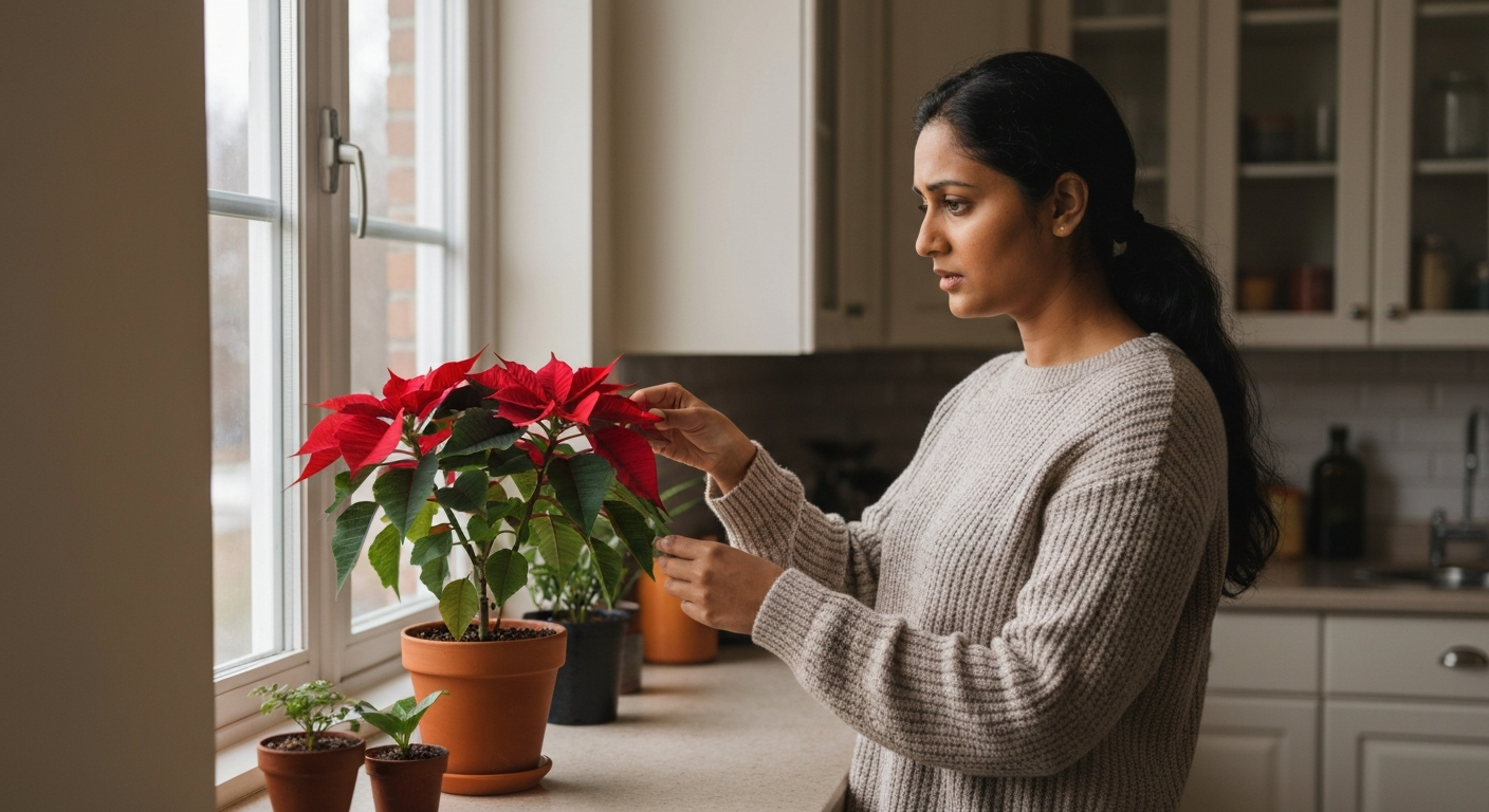Why is my poinsettia dying?