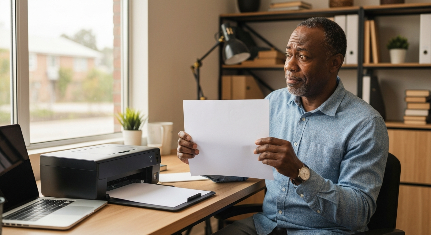 Why is my printer printing blank pages?