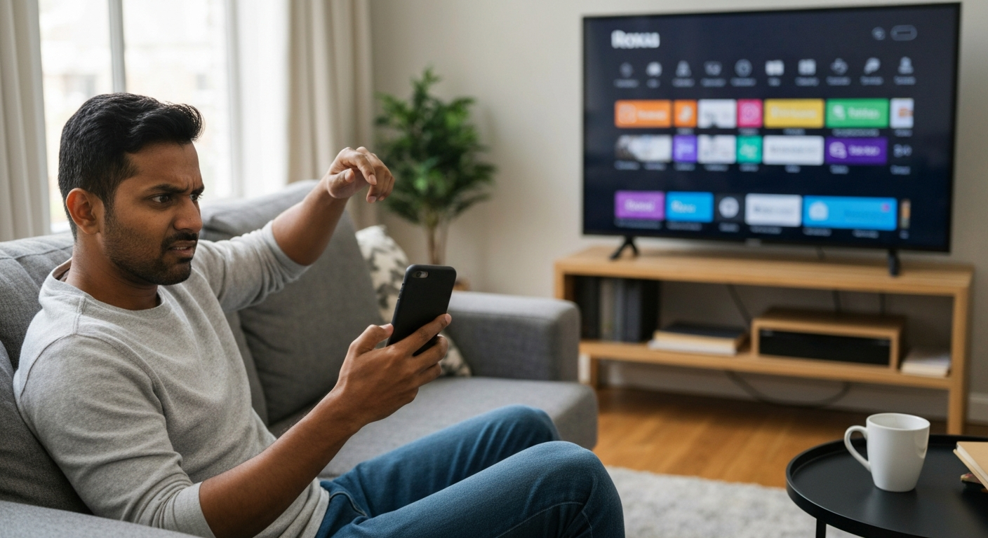 Why is my roku remote on my phone not working?