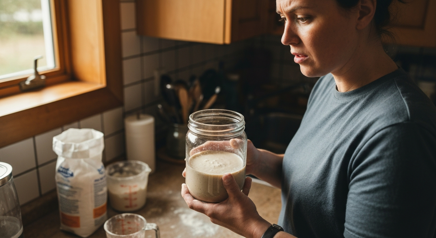 why is my sourdough starter not rising