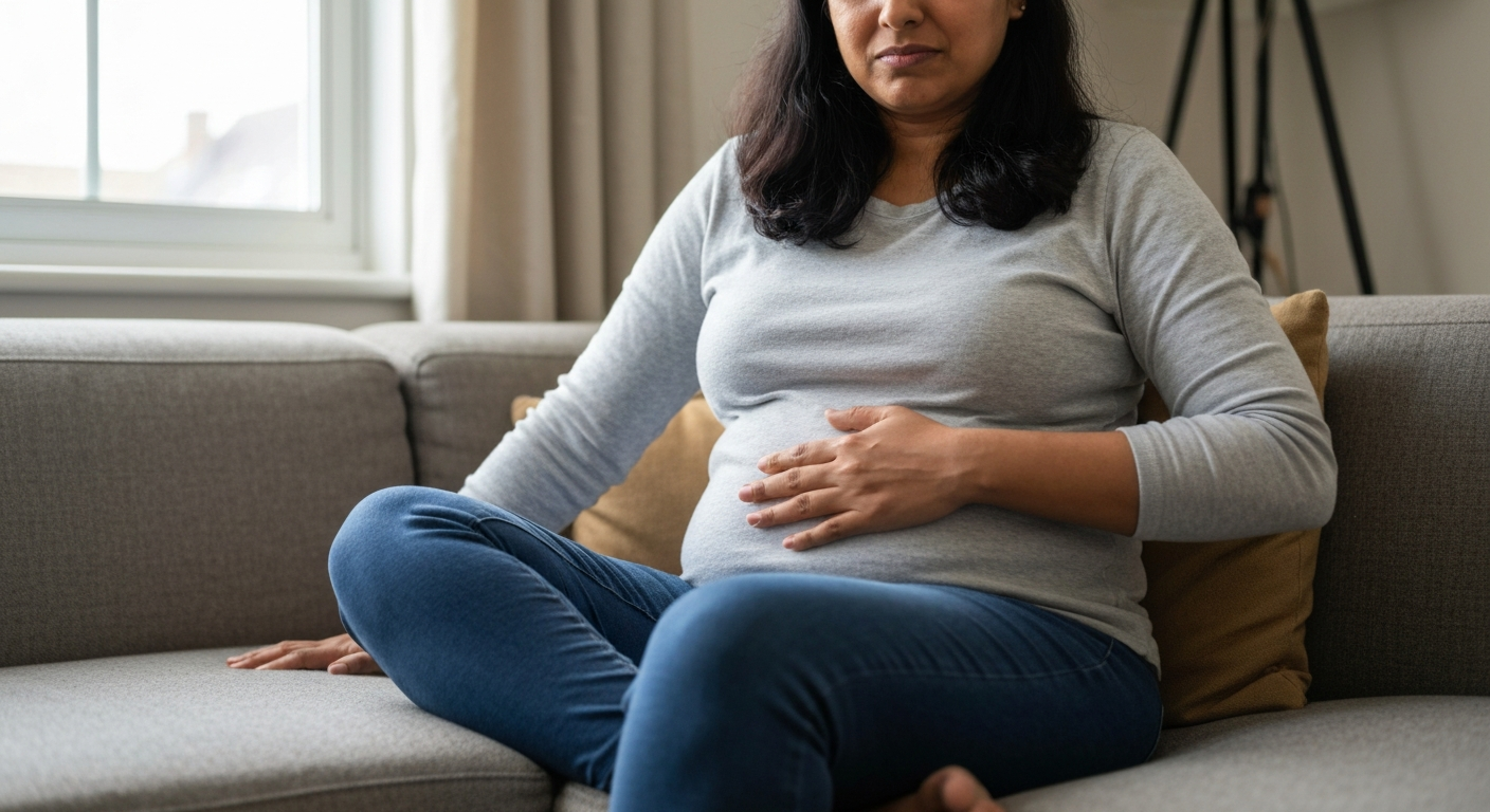 Why is my stomach hard?