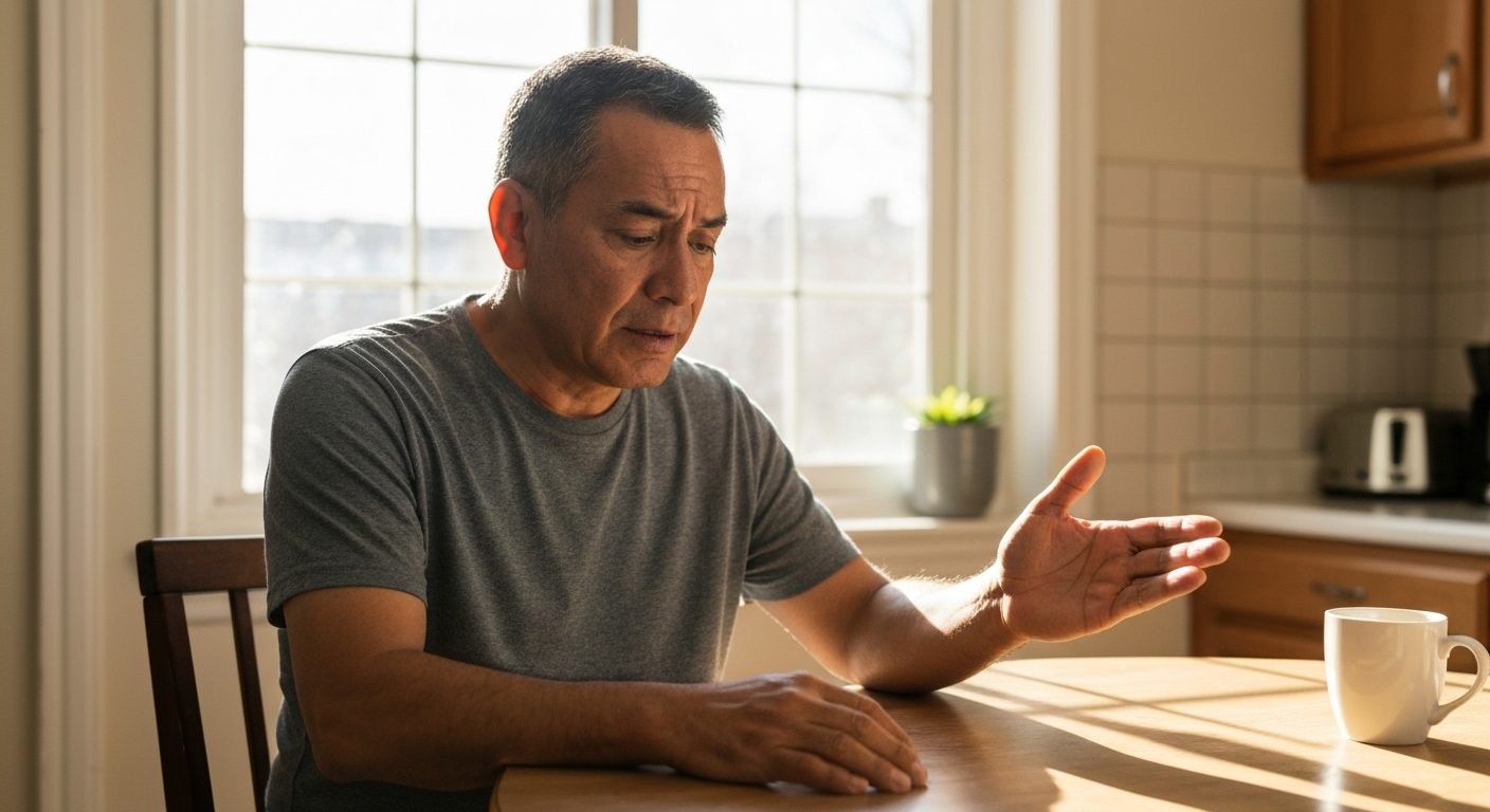 Why is my thumb shaking when i bend it?