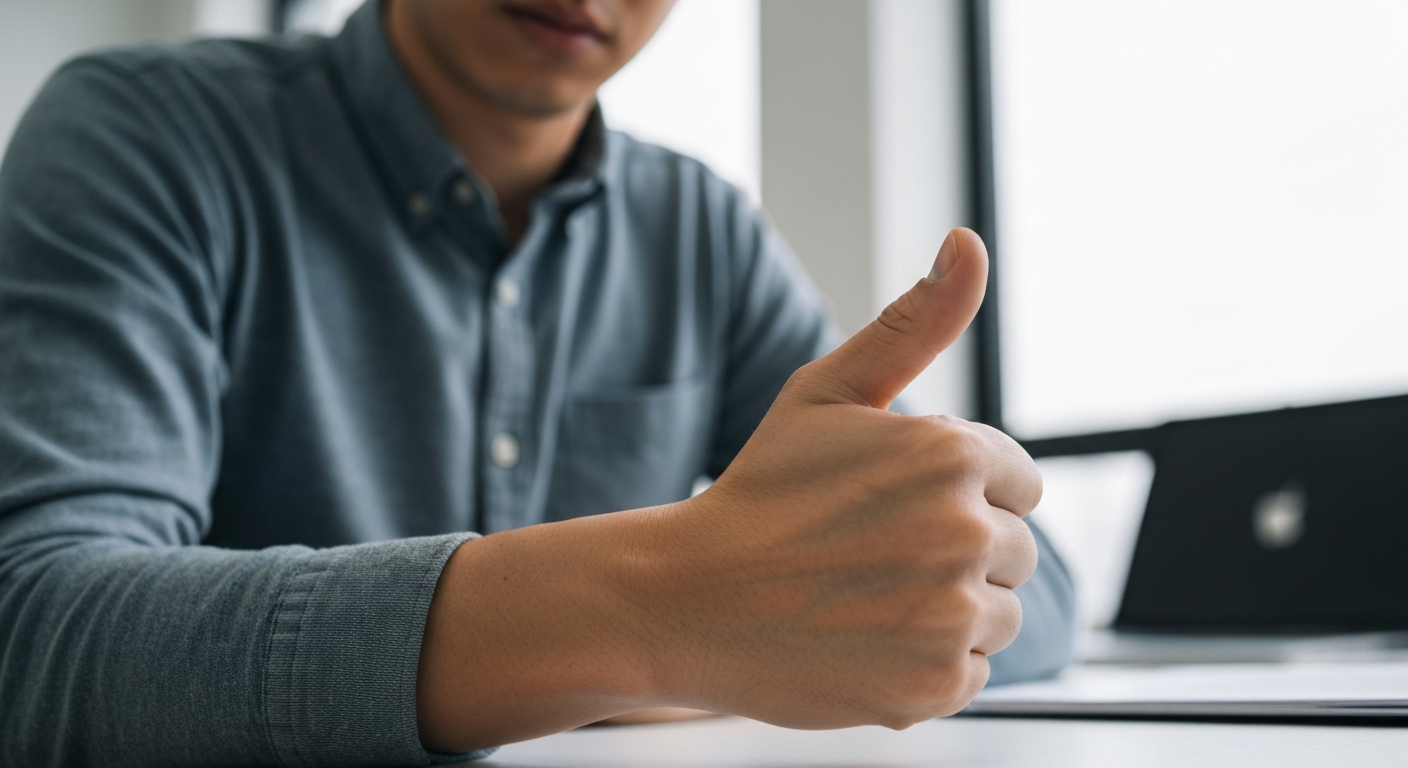 why is my thumb twitching