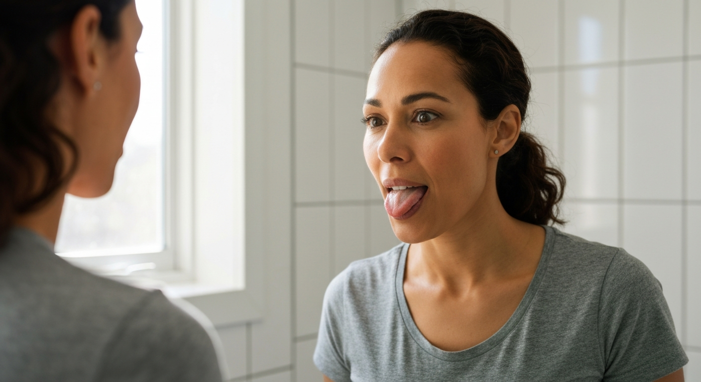 Why is my tongue always white?