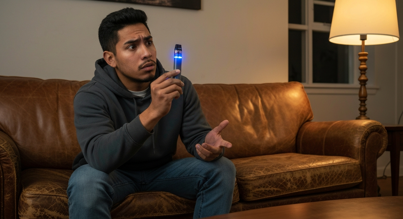 Why is my vape blinking?