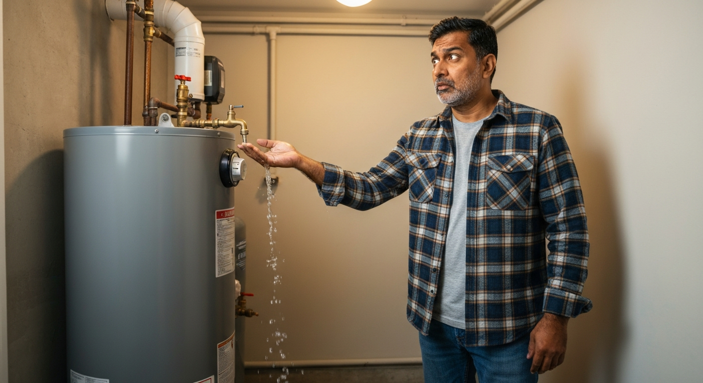 Why is my water cold?
