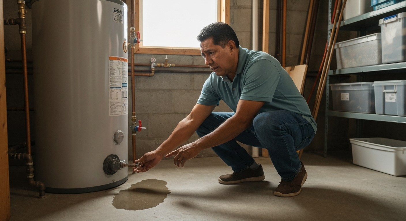 Why is my water heater leaking from the bottom?